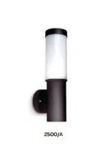 2500/A APLIQUE C/VISOR POLIET.ANTIV. E-27 - DULUX 1X18 O 26W